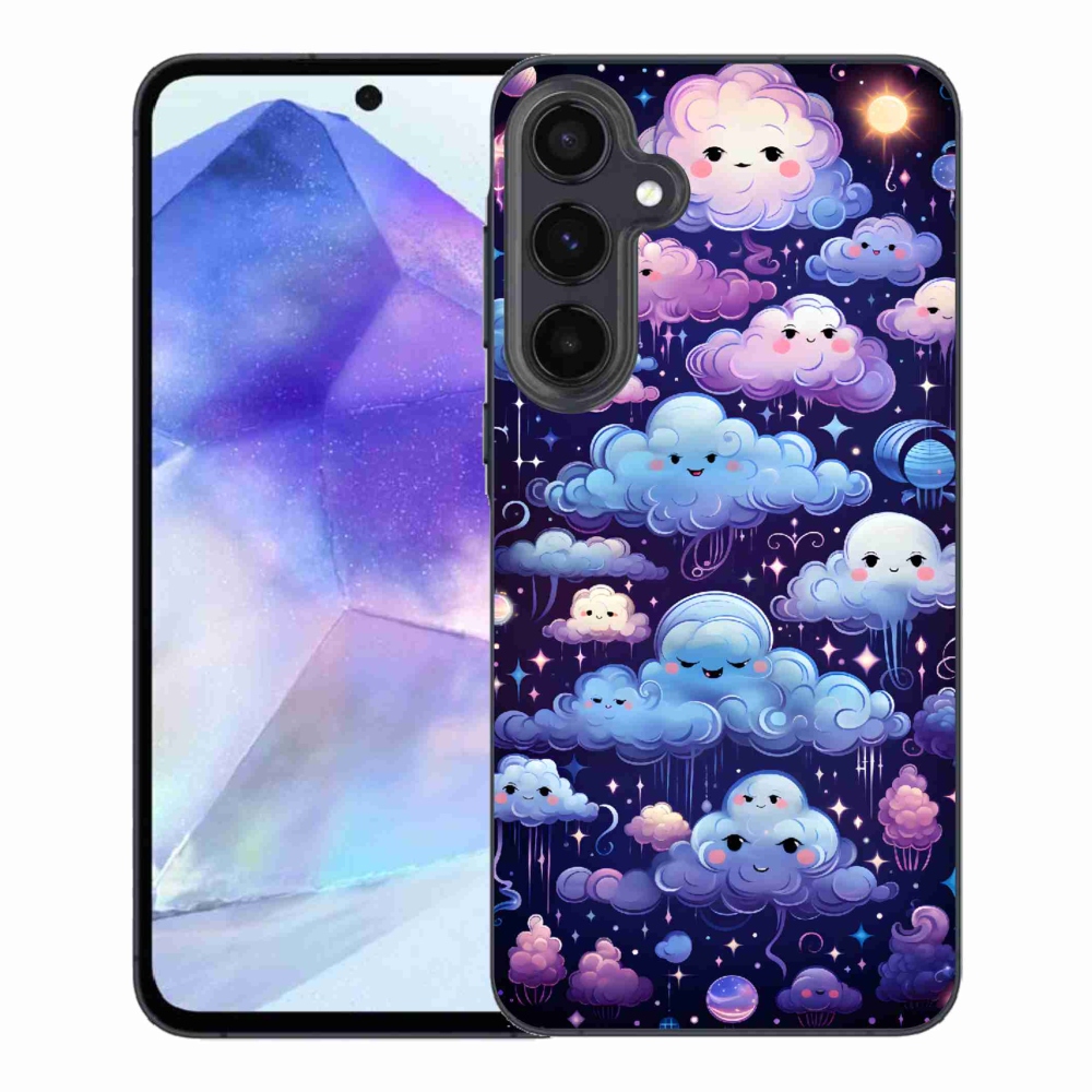 Zselés borítás mmCase Samsung Galaxy A55 5G - felhők