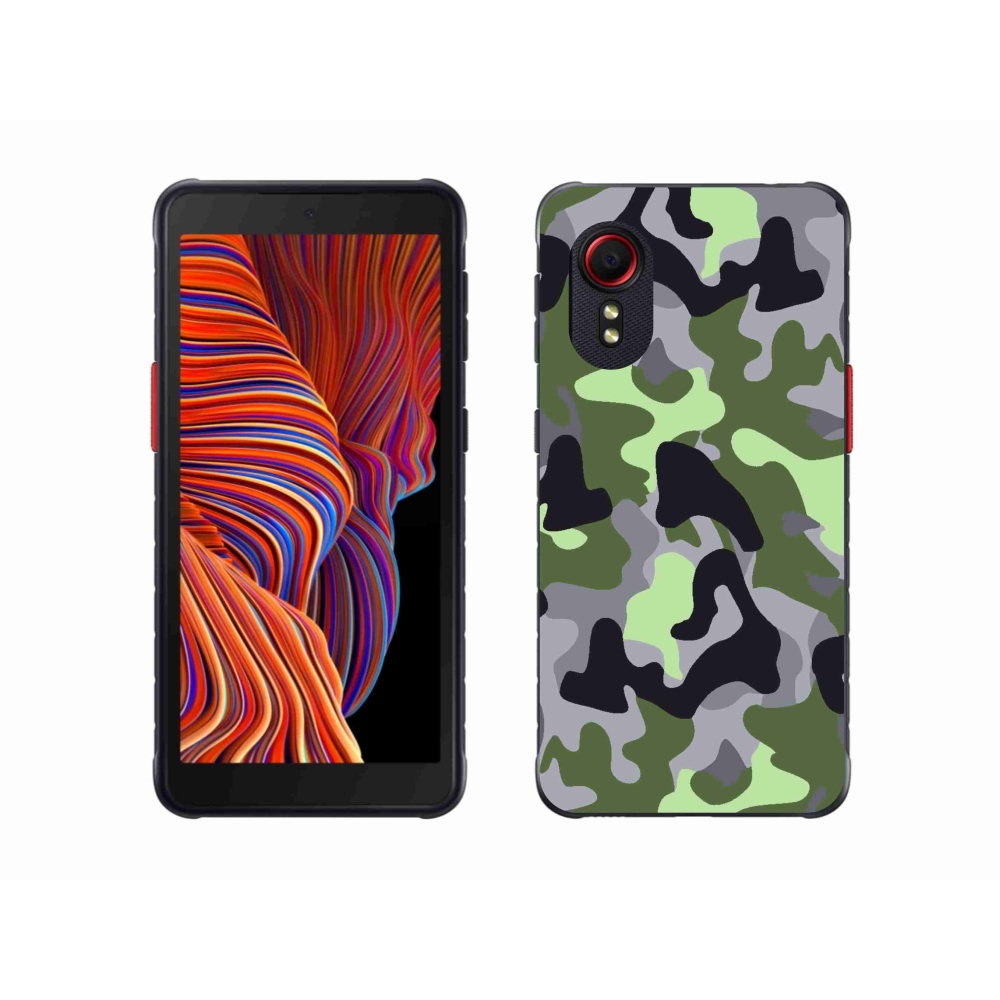 Zselés borítás mmCase Samsung Galaxy Xcover 5 - terepszínű minta 7