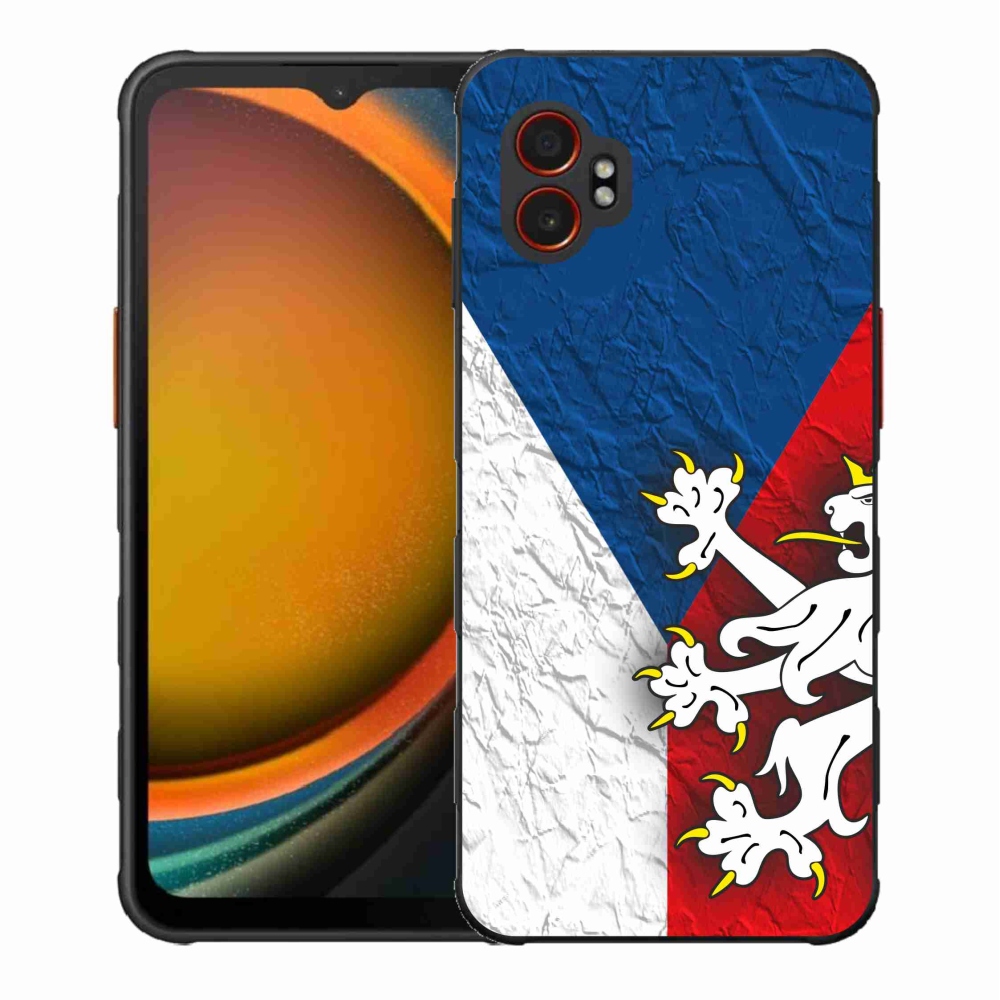 Gél védőhuzat mmCase Samsung Galaxy Xcover 7 Pro - cseh zászló 1