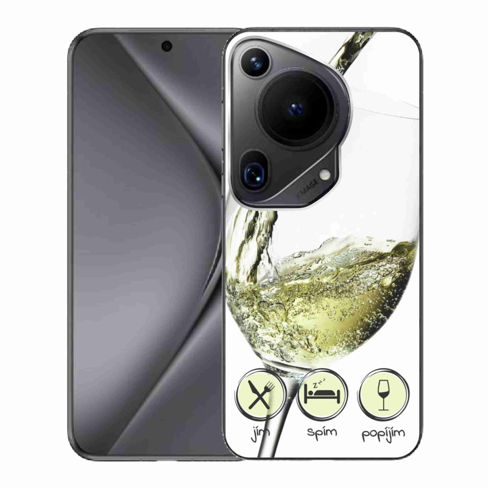 Gél tok mmCase a Huawei Pura 70 Ultra készülékhez - fehér borospohár