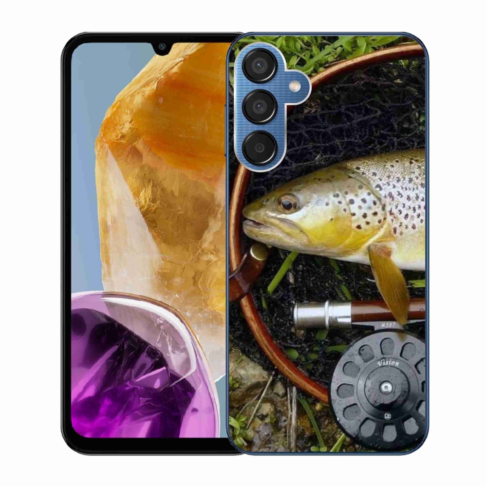 Gél tok mmCase a Samsung Galaxy M15 5G készülékhez - trout 2