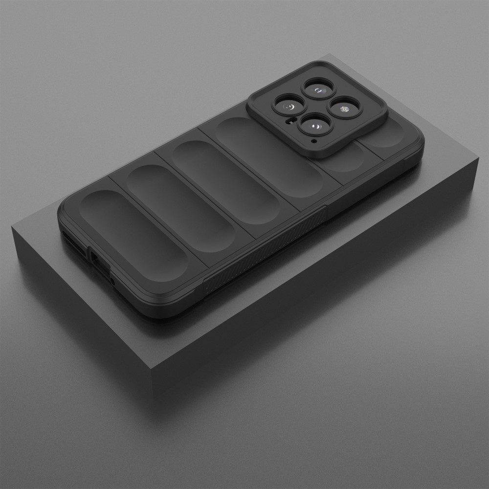 Rugg tartós zselés tok Xiaomi 14 - fekete