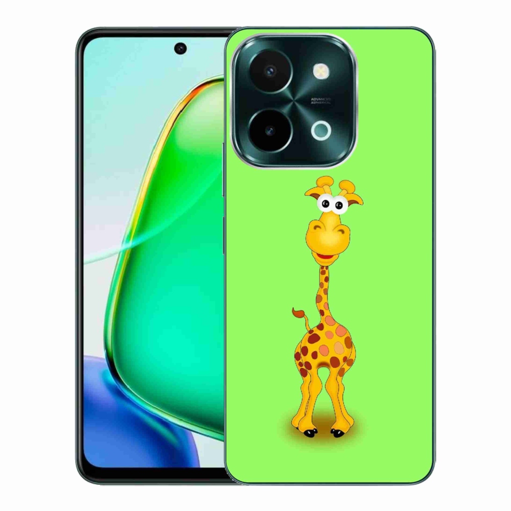 Gél borító mmCase a Vivo Y28-hoz - rajzfilm zsiráf
