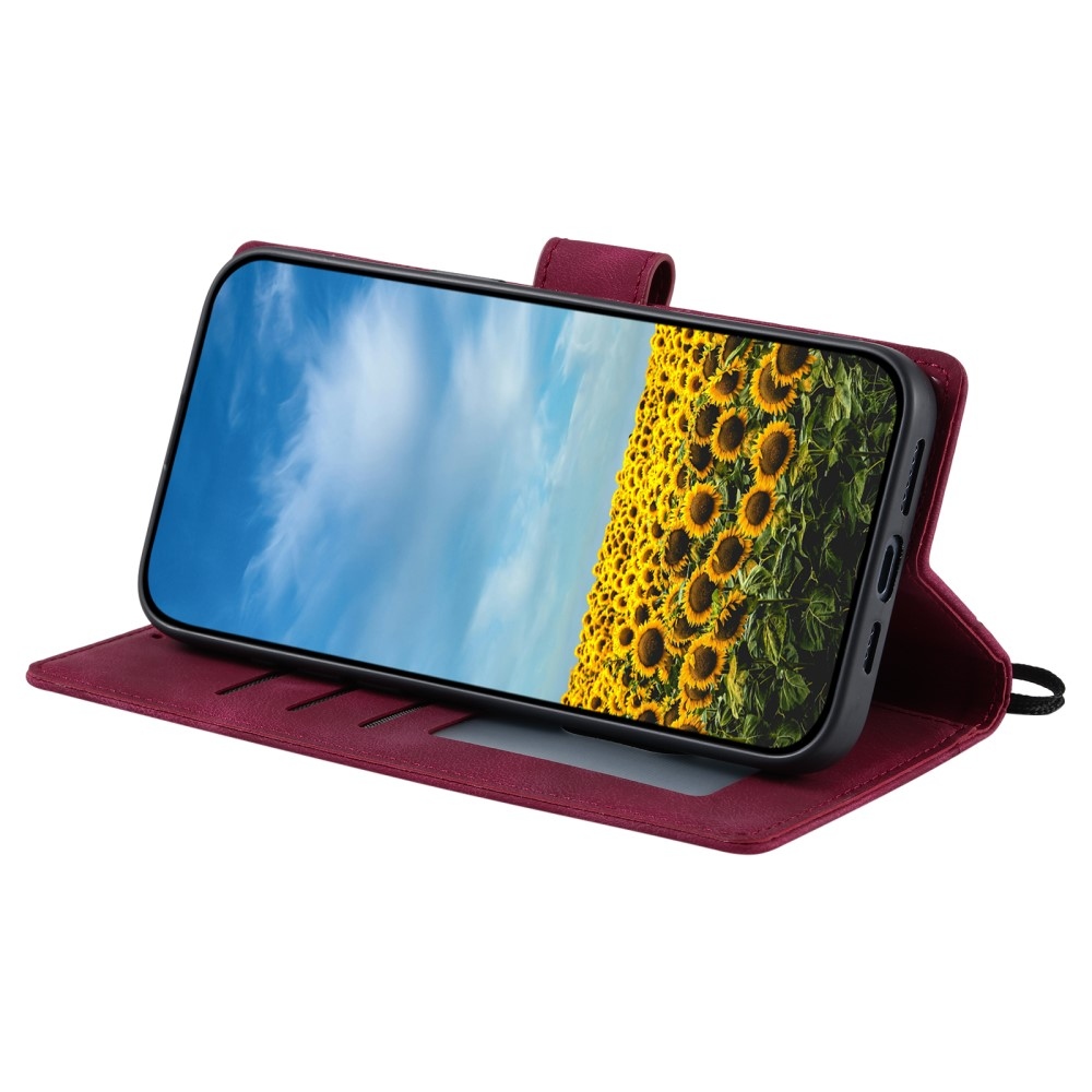 Mandalák könyv tok Xiaomi Redmi Note 14 - rózsa