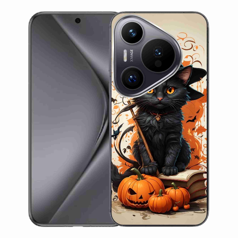 Zselés borítás mmCase a Huawei Pura 70 Pro készülékhez - cat wizard
