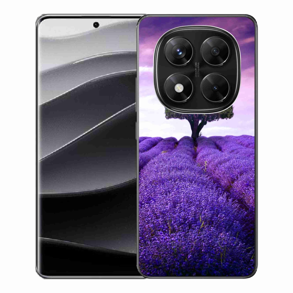 Zselés borítás mmCase a Xiaomi Redmi Note 14 Pro 5G/Poco X7 5G számára - levendula rét