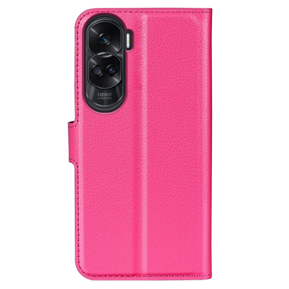 Litchi könyv tok a Honor 90 Lite-hoz - rózsaszínű