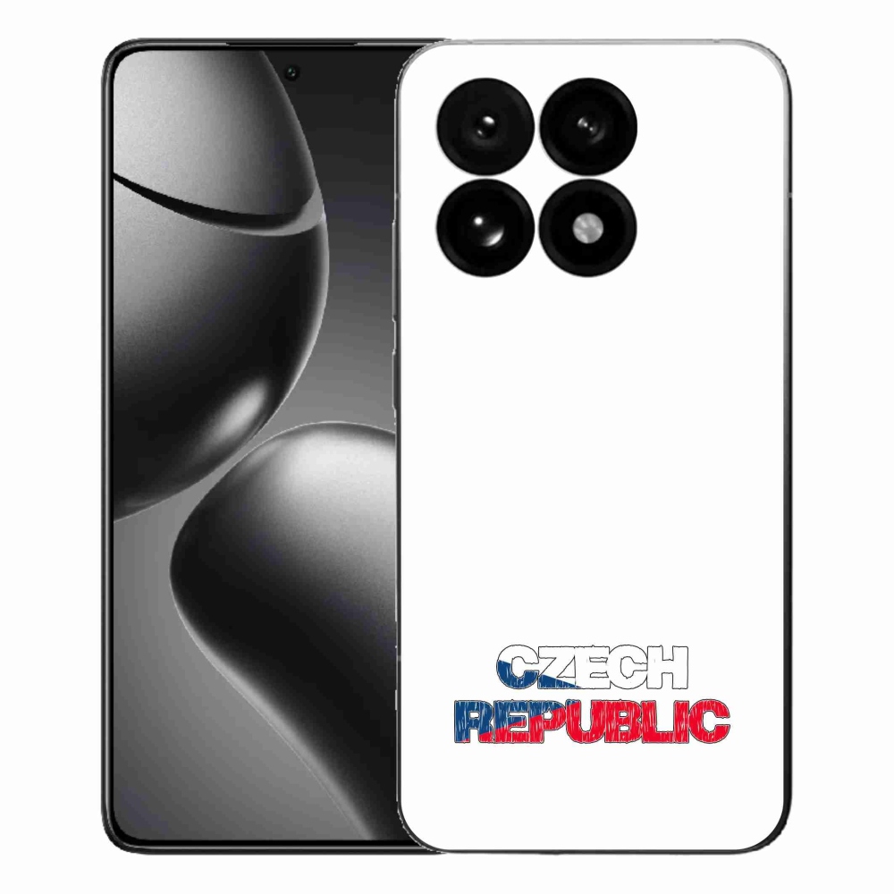 Gél borítás mmCase a Xiaomi 15T-hez - Csehország fehér háttér