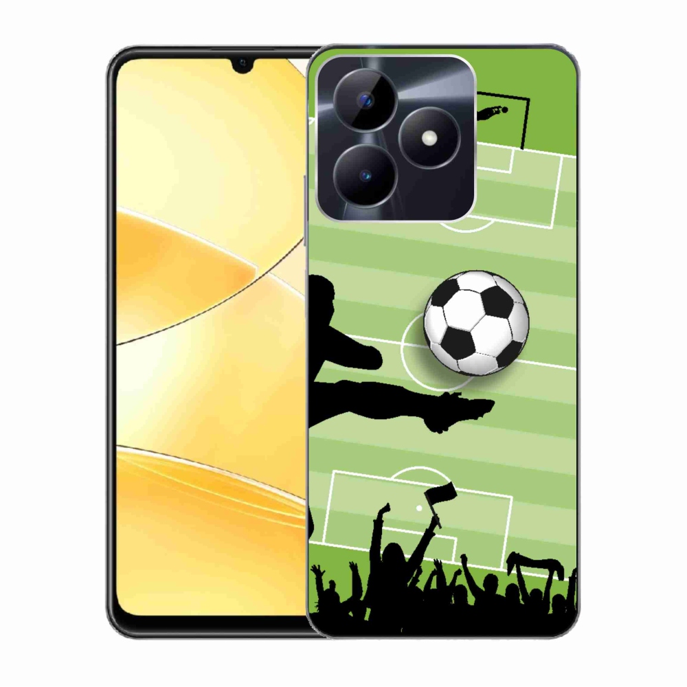Zselés borítás mmCase a Realme C51/C53 készülékhez - futball 3