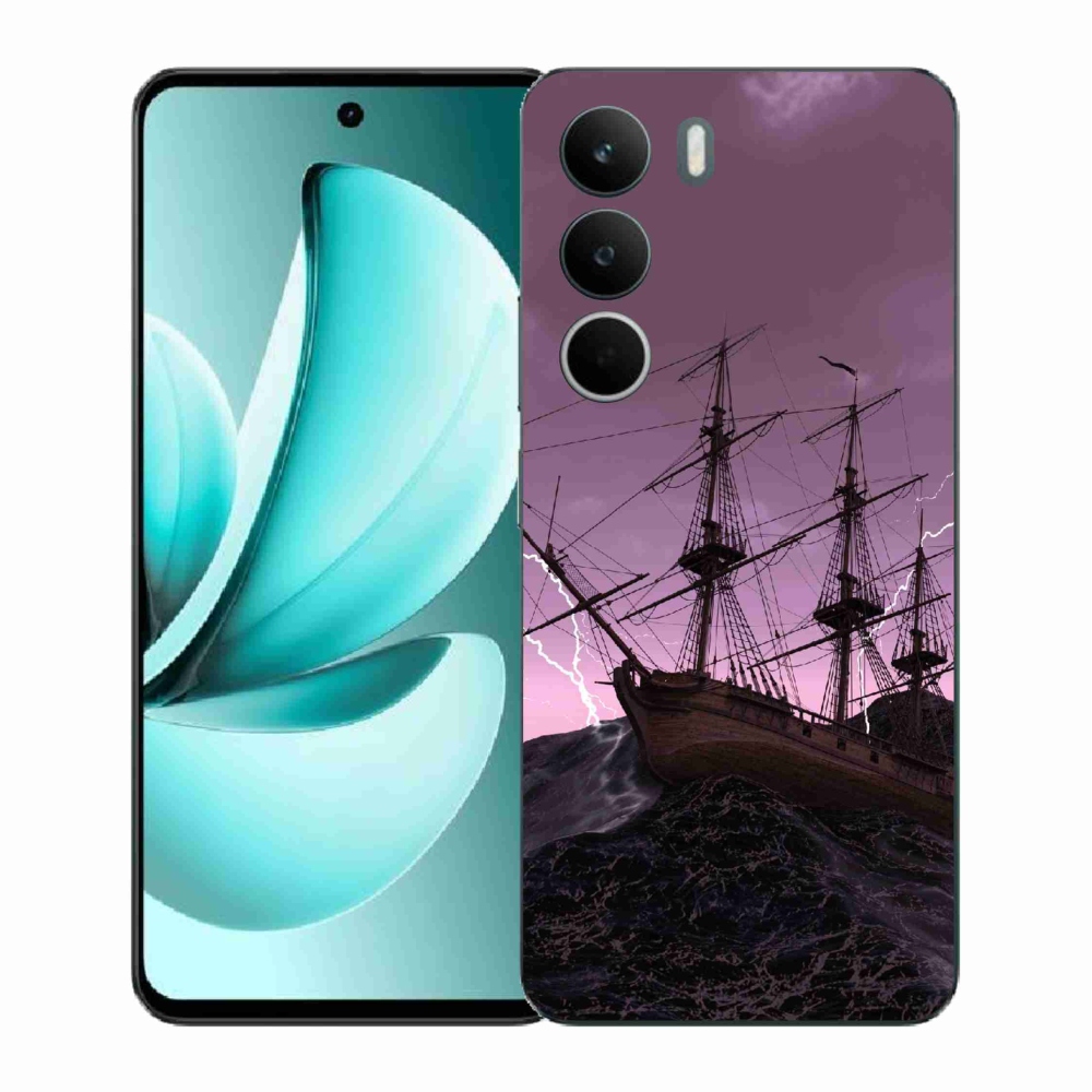 Gél borítás mmCase a Realme C71-hez - hajó a viharban