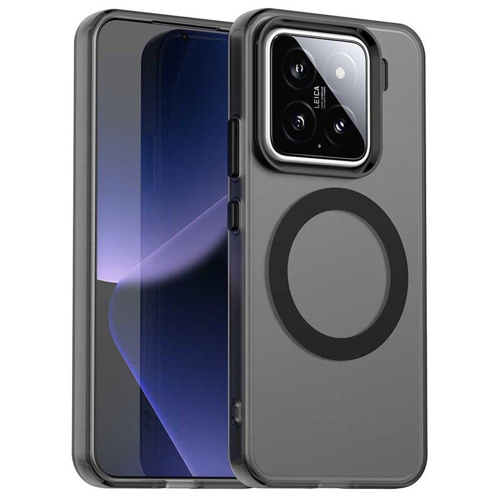 Candy zselés tok MagSafe a Xiaomi 15-ön - fekete