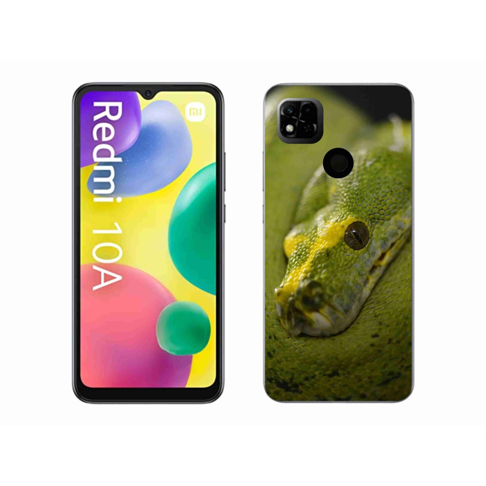 Gél borítás mmCase a Xiaomi Redmi 10A számára - kígyó 2