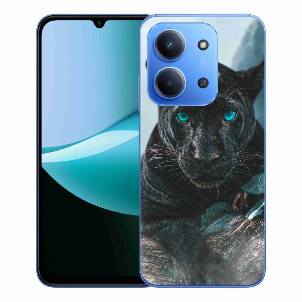 Gél borítás mmCase a Xiaomi Redmi 15C 4G/5G (173mm) - fekete párduchoz