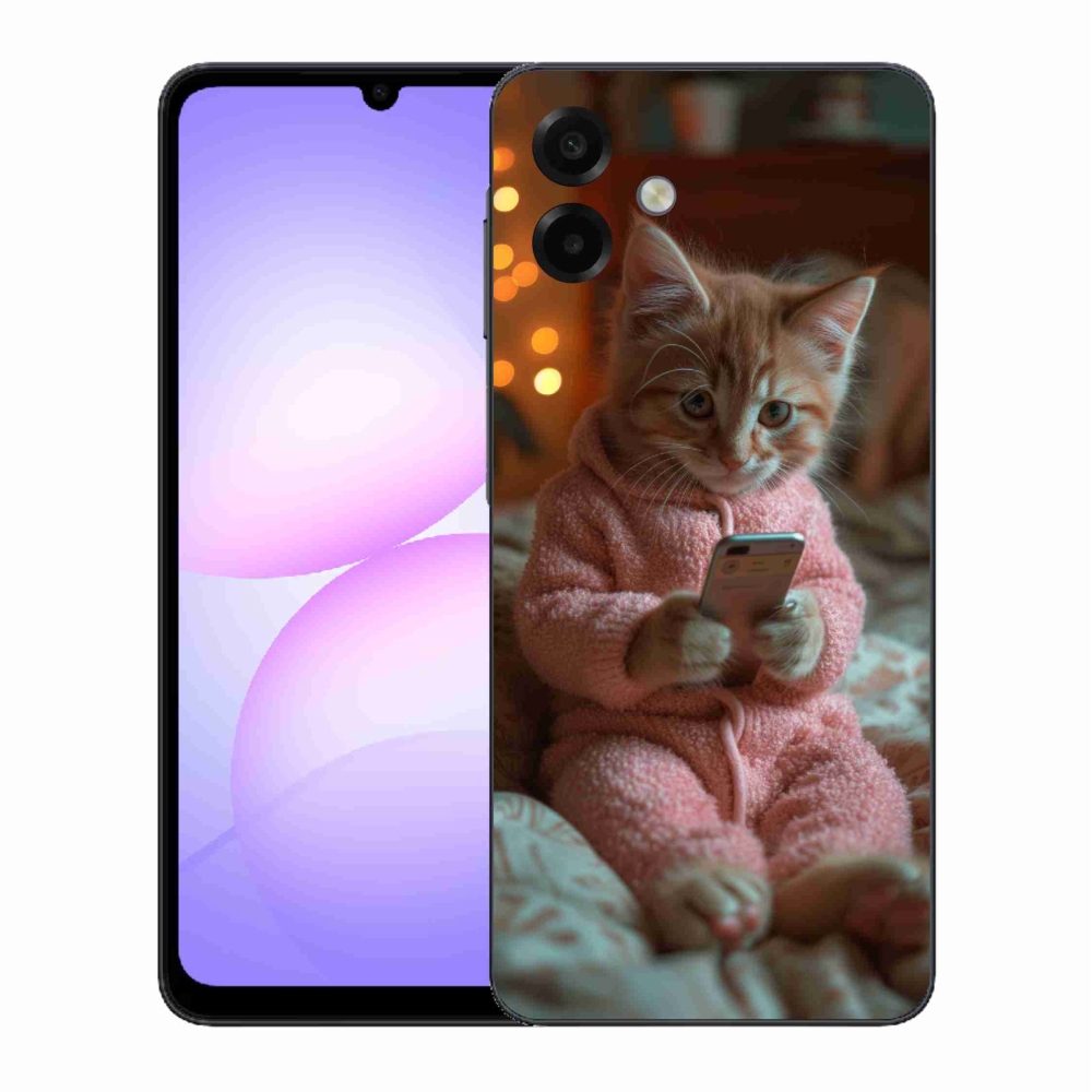 Gél borítás mmCase Samsung Galaxy A07 4G - baba mobillal - Samsung Galaxy A07 4G - baba mobillal