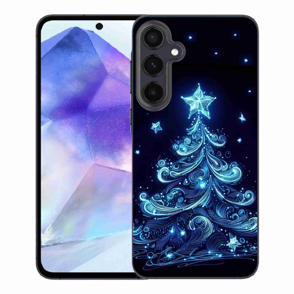 Gél borítás mmCase Samsung Galaxy A55 5G - neon karácsonyfa 4