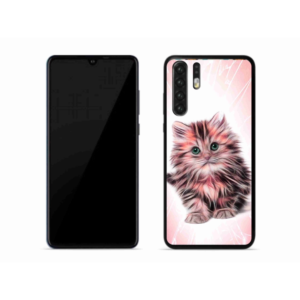 Gél borító mmCase a mobil Huawei P30 Pro készülékhez - aranyos cica