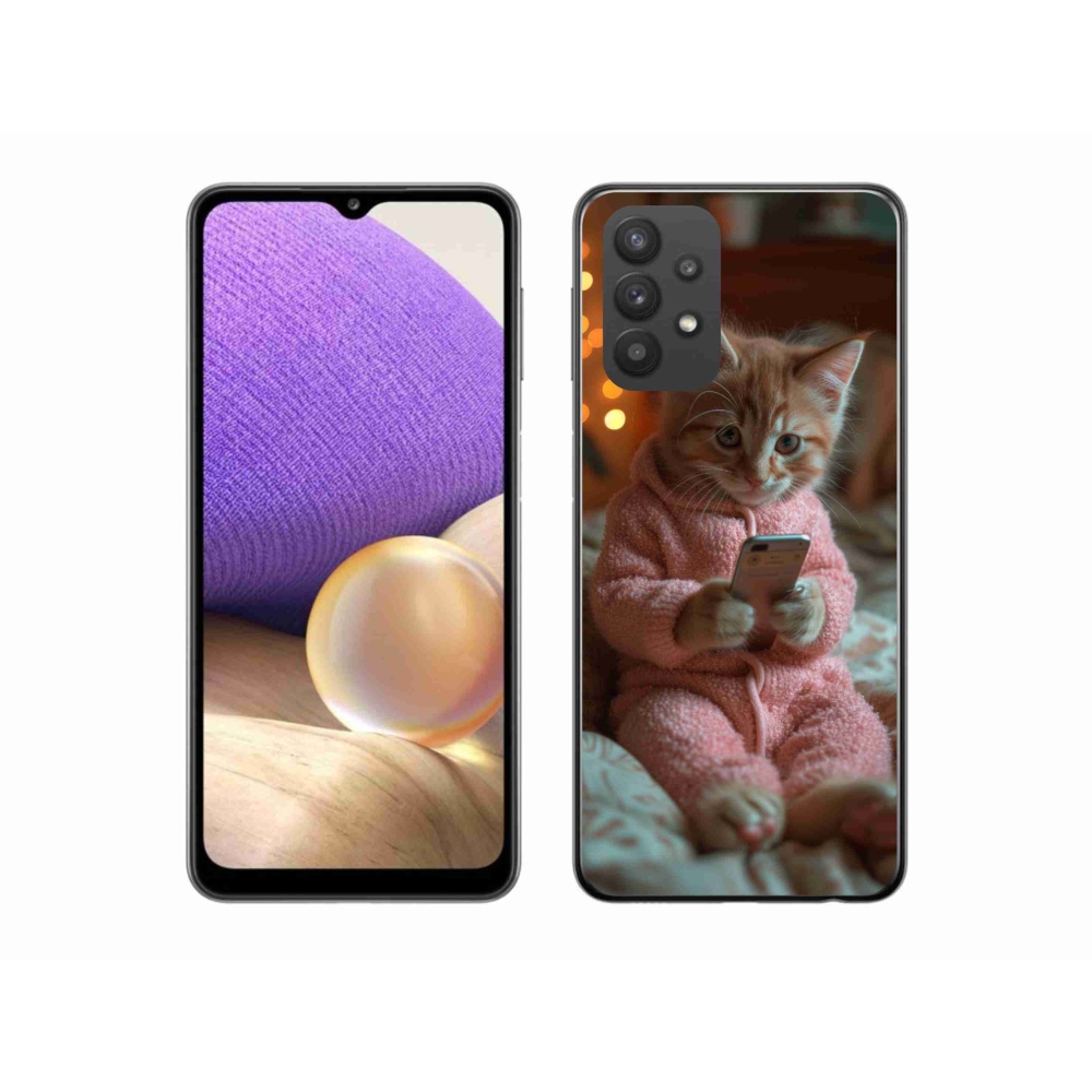 Gél védőhuzat mmCase Samsung Galaxy A32 5G - baba mobillal