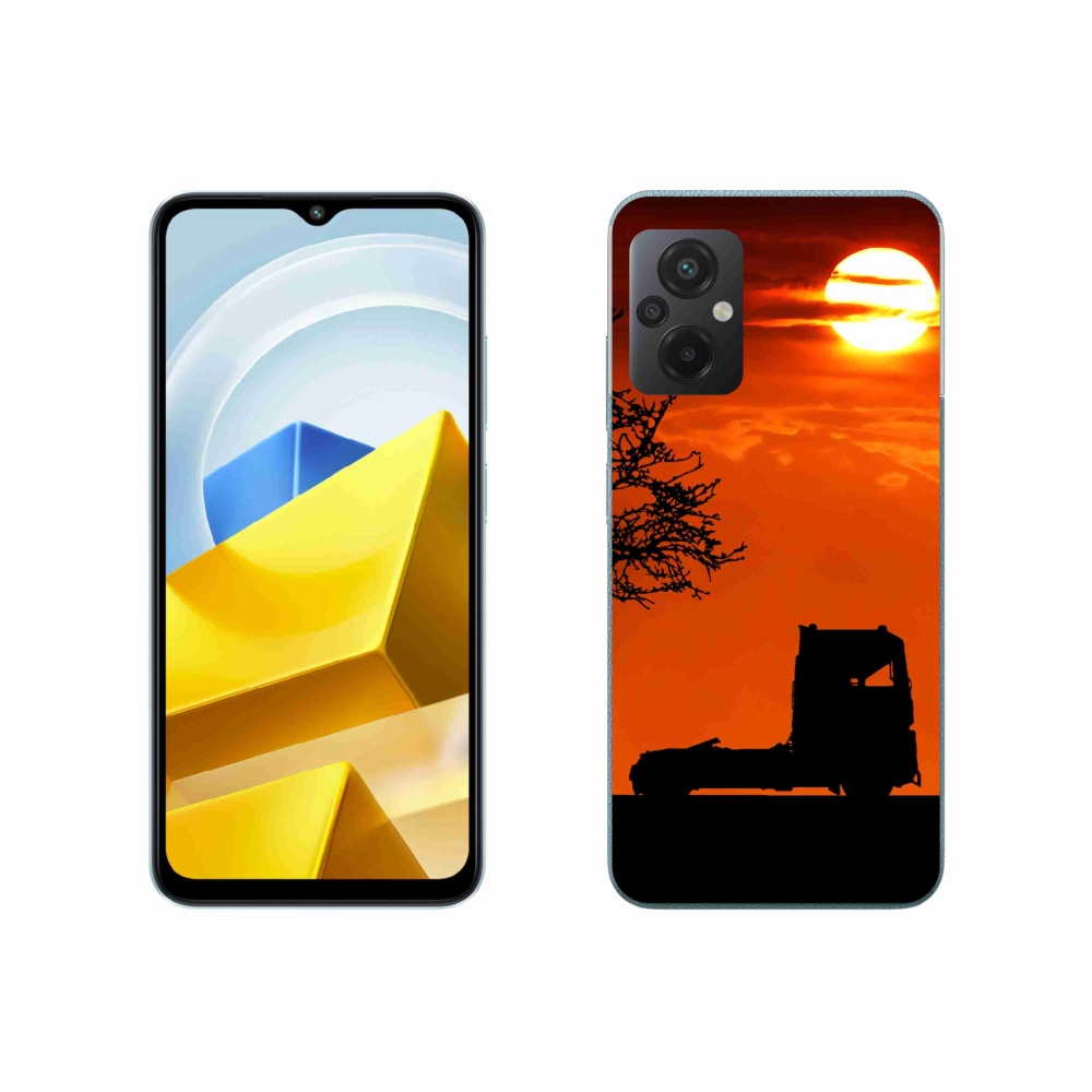 Gél borítás mmCase a Xiaomi Poco M5 4G-hez - teherautó 3