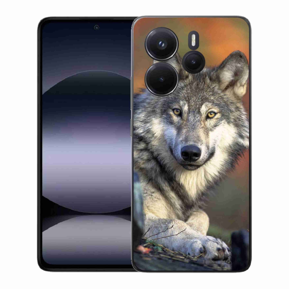 Gél borító mmCase a Xiaomi Redmi Note 14-hez - farkas