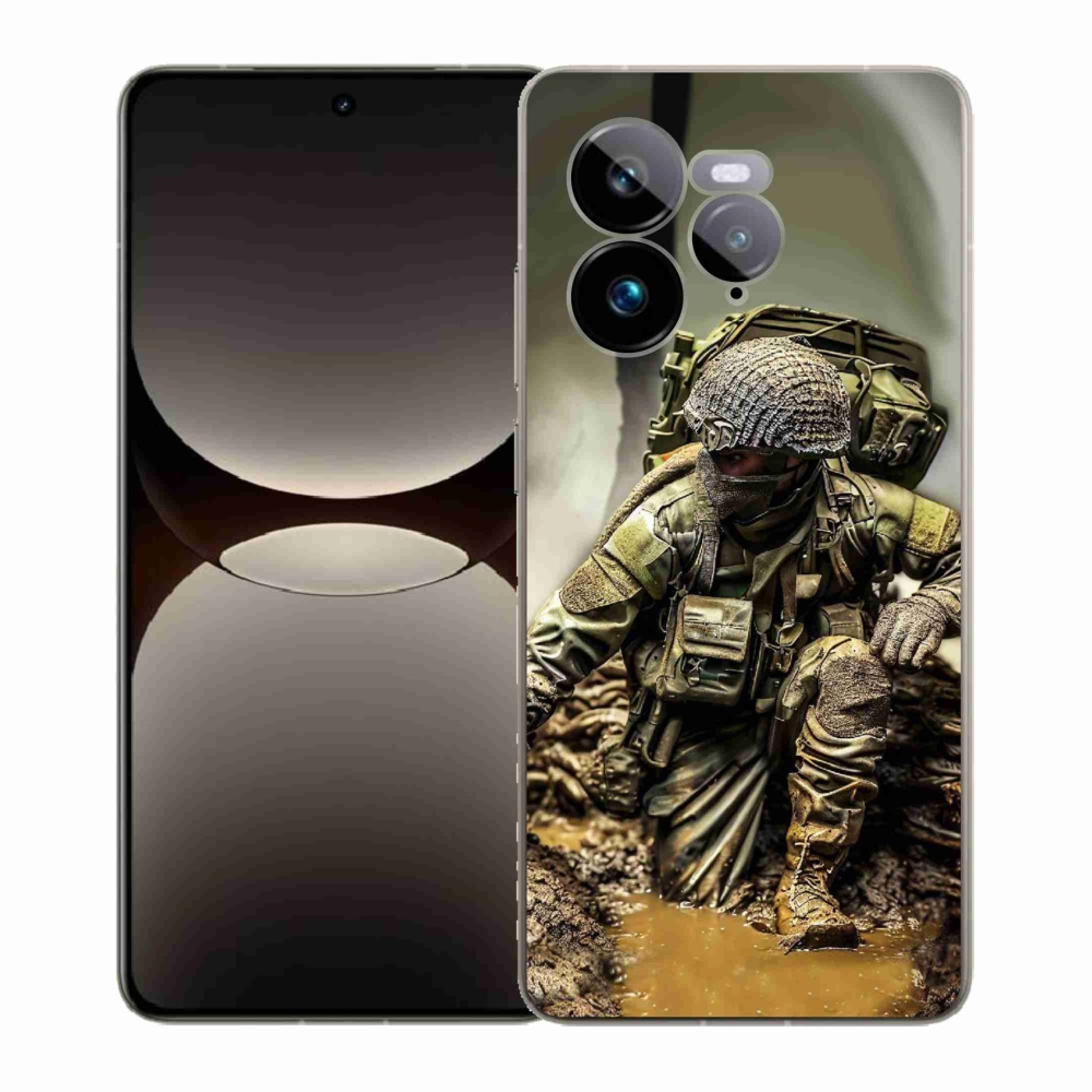 Gél borítás mmCase a Realme GT 7 Pro 5G-hez - katona