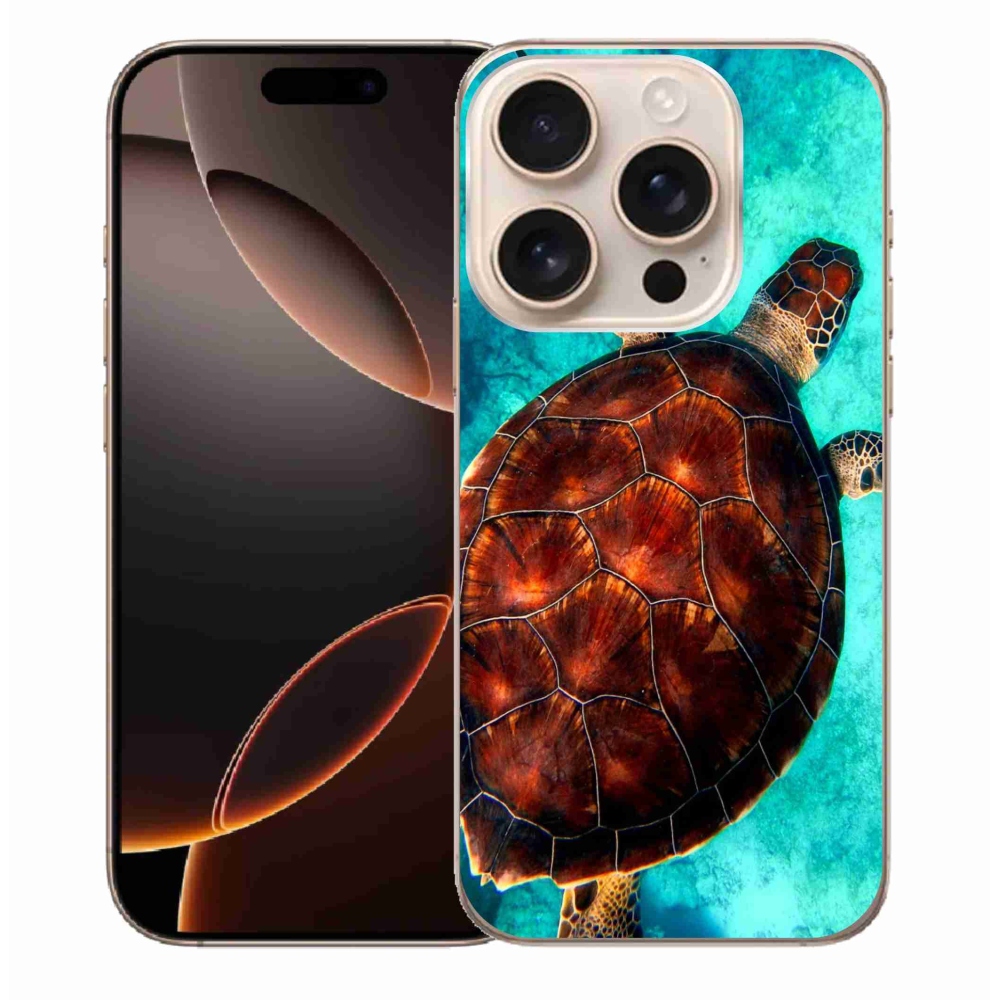 Zselés borítás mmCase iPhone 16 Pro Max készülékhez - teknősbéka