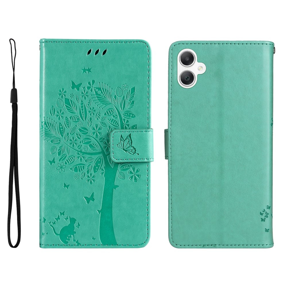 Fák könyve tok Samsung Galaxy A06 4G - teal színű