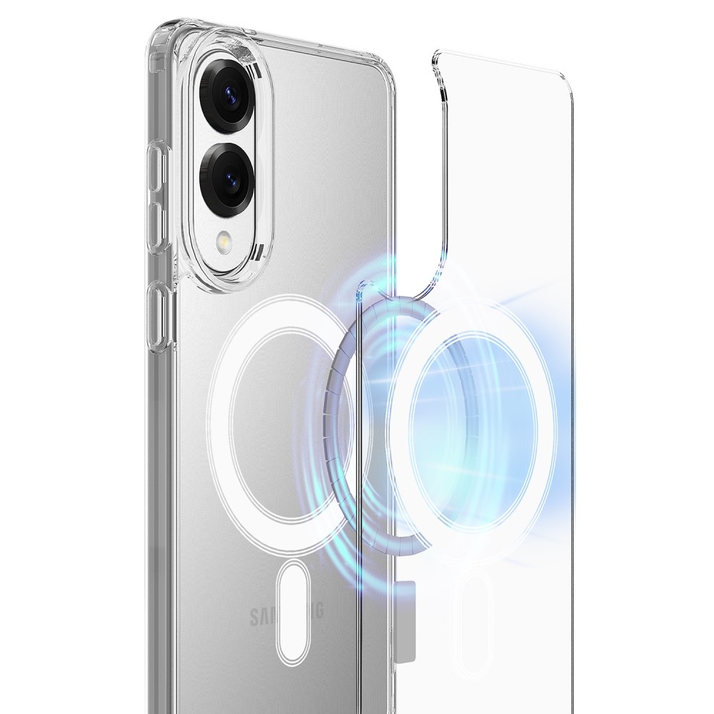 Gél tok MagSafe támogatással Samsung Galaxy S25 Edge készülékhez - átlátszó