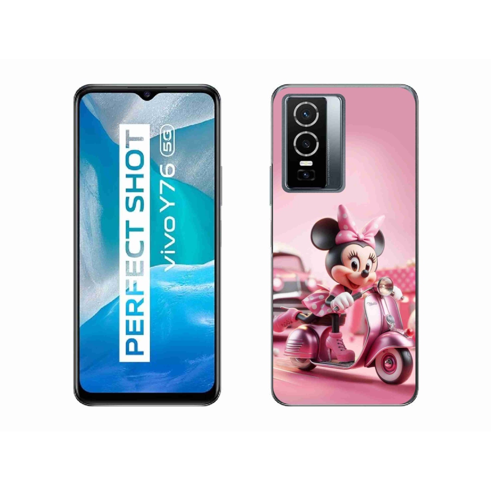 Zselés borítás mmCase a Vivo Y76 5G készülékhez - minnie 1