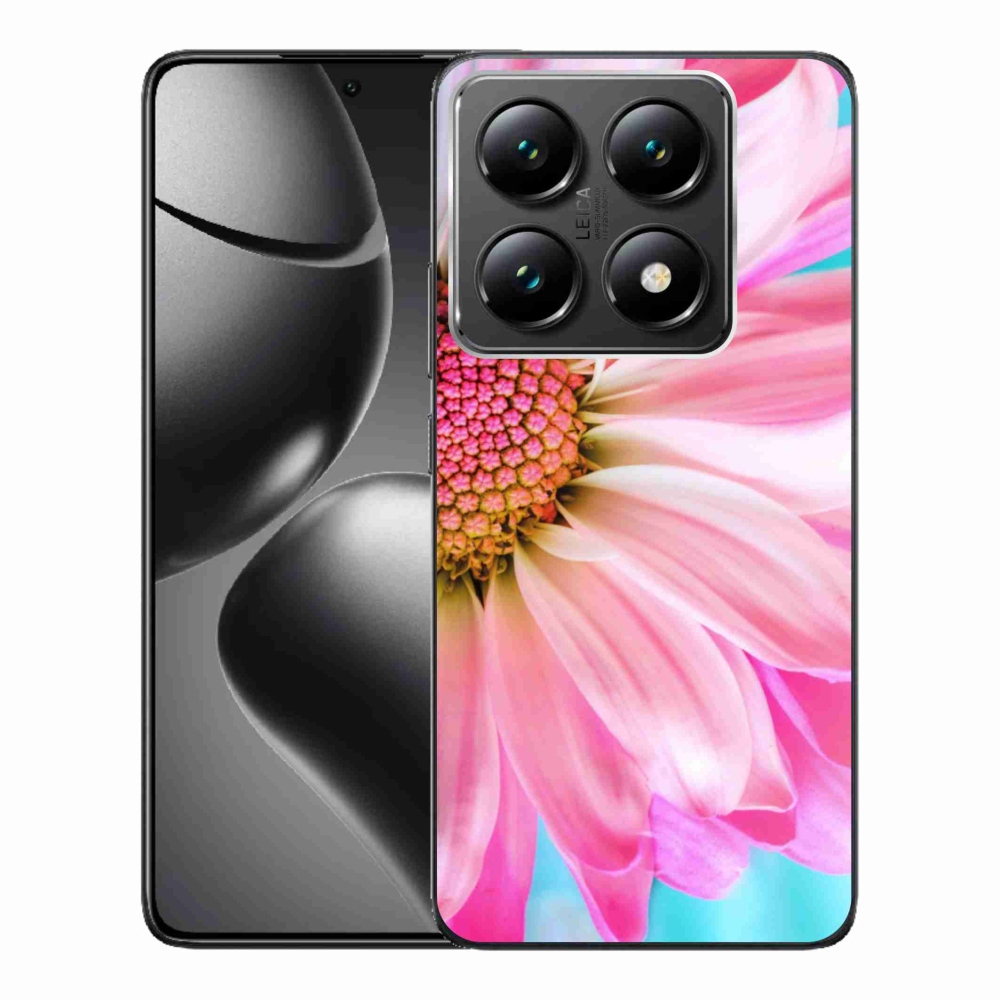 Gél borítás mmCase a Xiaomi 14T Pro számára - rózsaszín virág