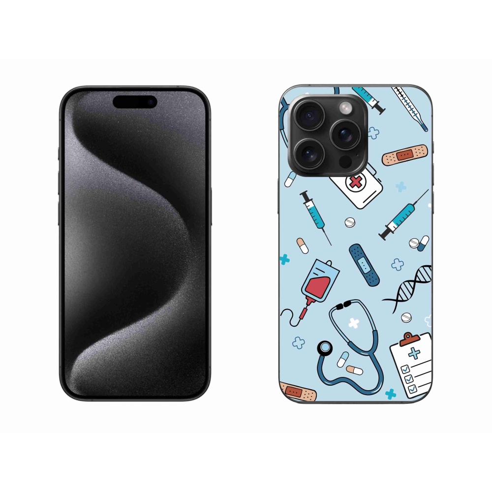 Gél védőburkolat mmCase iPhone 15 Pro Max készülékhez - Egészségügy 1