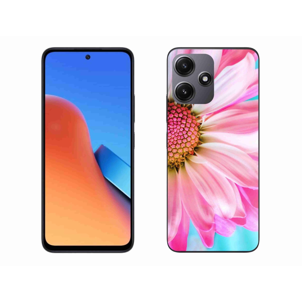 Gél borítás mmCase a Xiaomi Redmi 12 5G-hez - rózsaszín virág