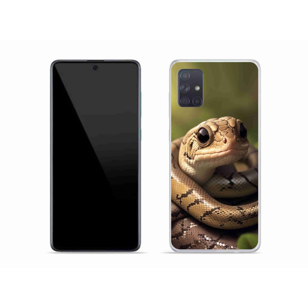 Zselés borítás mmCase Samsung Galaxy A51 - kígyó 1