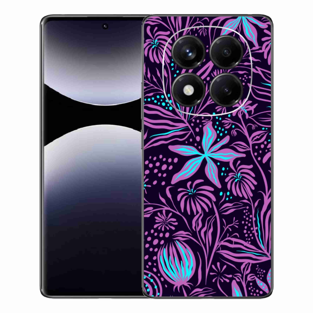 Gél borítás mmCase a Xiaomi Redmi Note 14 Pro számára - virágok 2