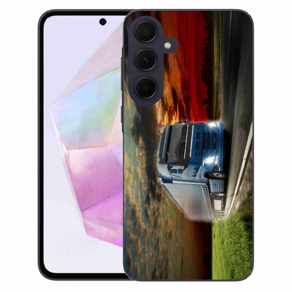 Gél borítás mmCase Samsung Galaxy A35 5G - teherautó 4