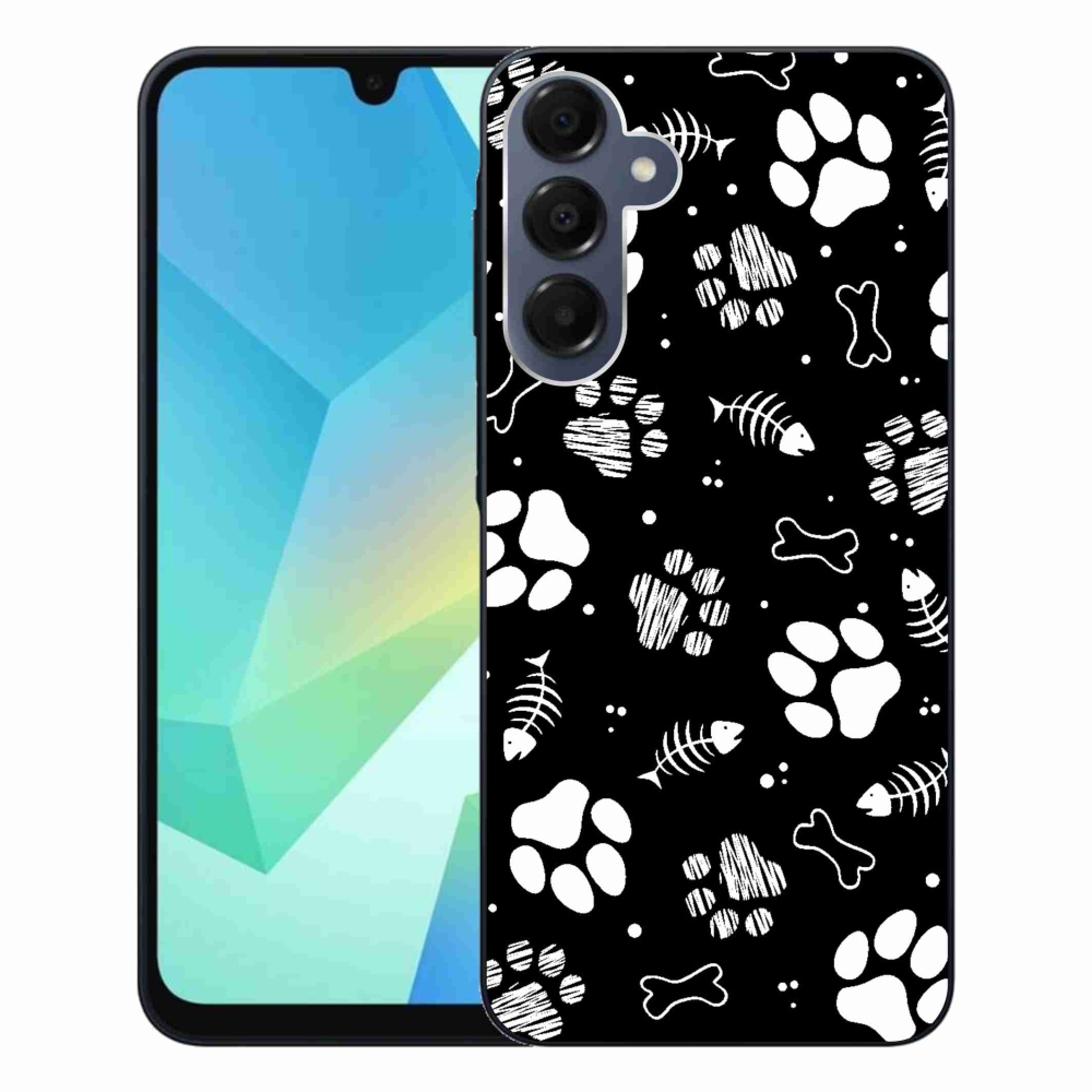 Gél borítás mmCase Samsung Galaxy A16 4G/5G készülékhez - kutyamancsok