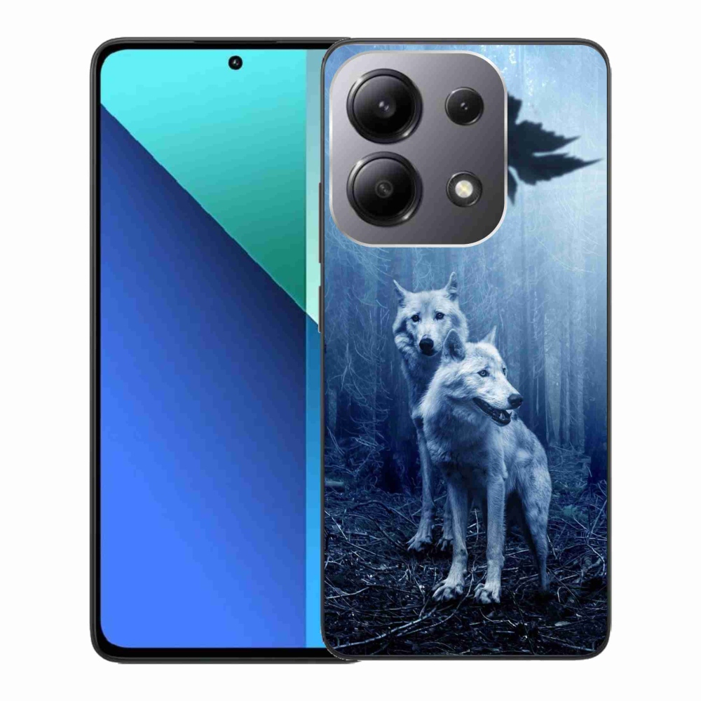 Gél borítás mmCase a Xiaomi Redmi Note 13-hoz - farkasok az erdőben