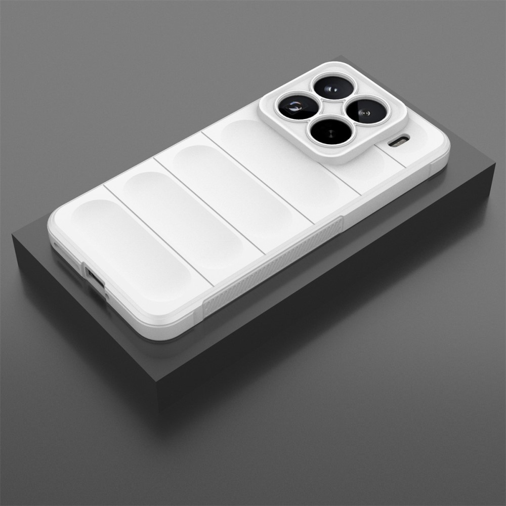 Rugg tartós zselés tok Xiaomi 15 Pro-hoz - fehér