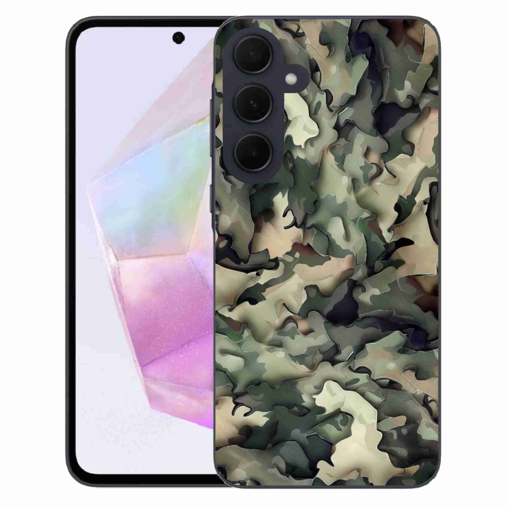 Zselés borítás mmCase Samsung Galaxy A35 5G - terepszínű minta 9