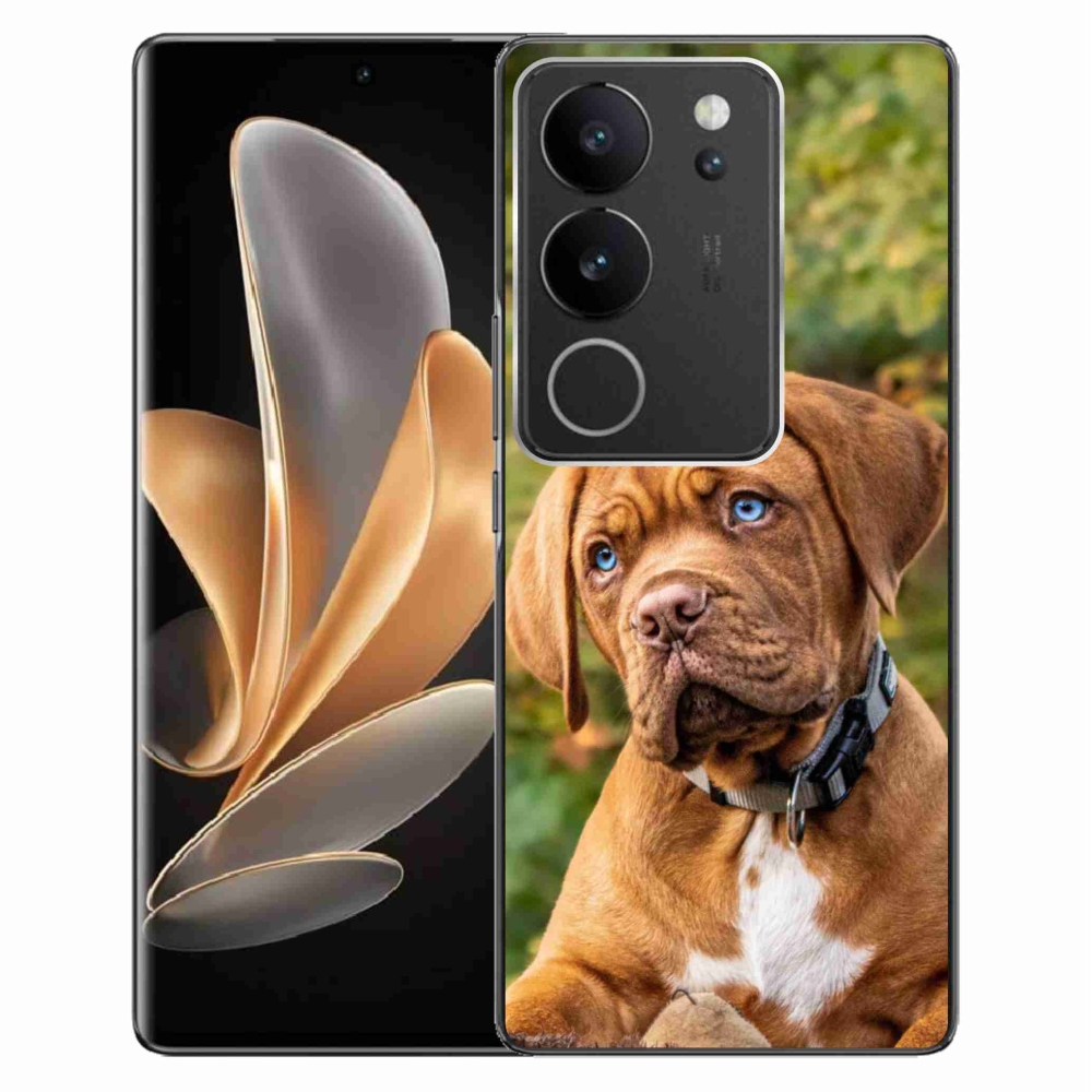 Zselés borítás mmCase a Vivo V29 5G-hez - kölyökkutyakölyök