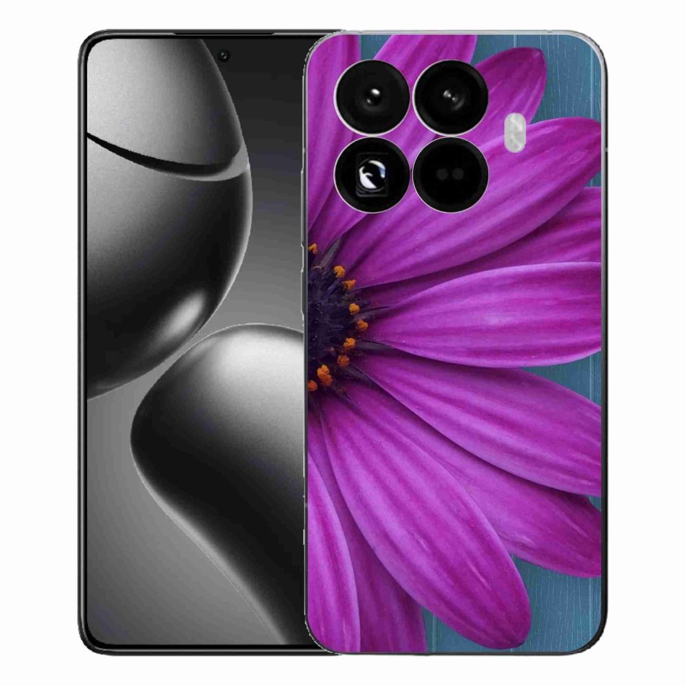 Zselés borítás mmCase a Xiaomi 15T Pro számára - lila margaréta