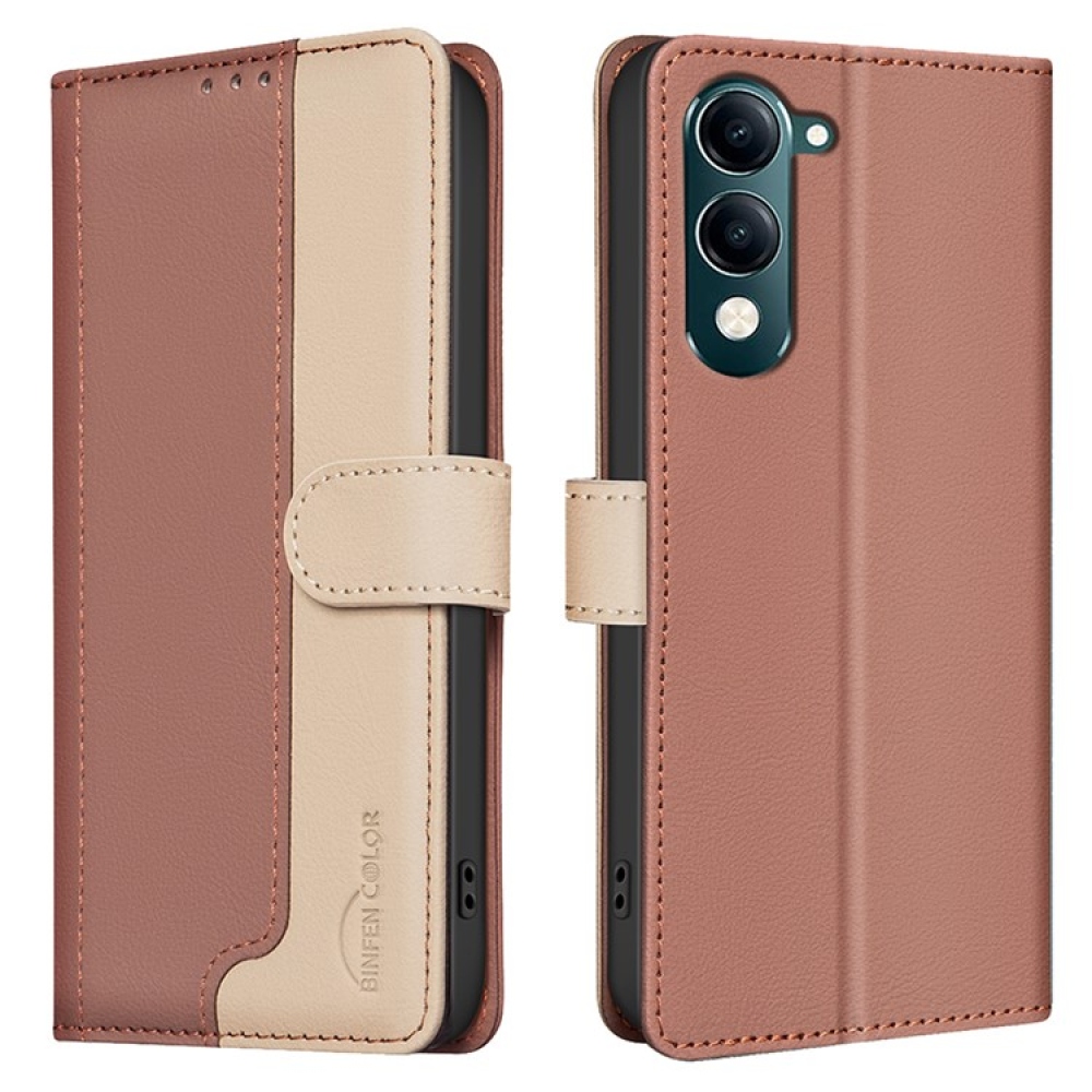 BNF DUO könyvtáska Vivo Y29s 5G - barna színben