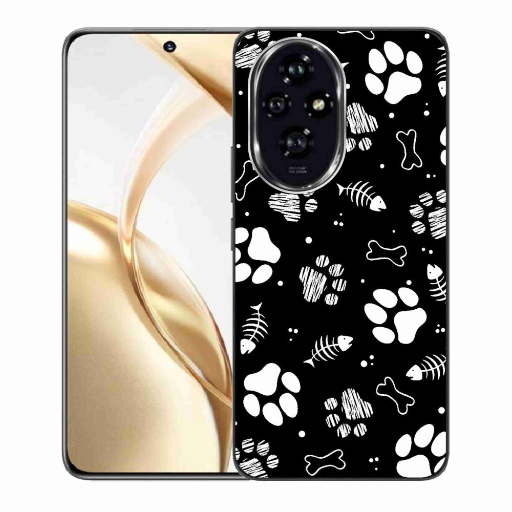 Zselés borítás mmCase a Honor 200 5G készülékhez - kutyamancsok