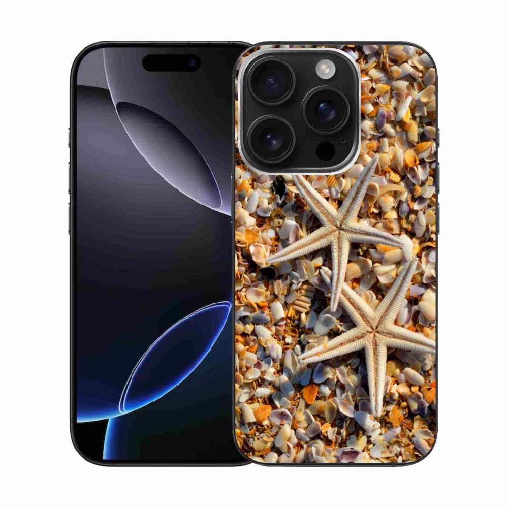 Zselés borítás mmCase iPhone 16 Pro készülékhez - tengeri csillag