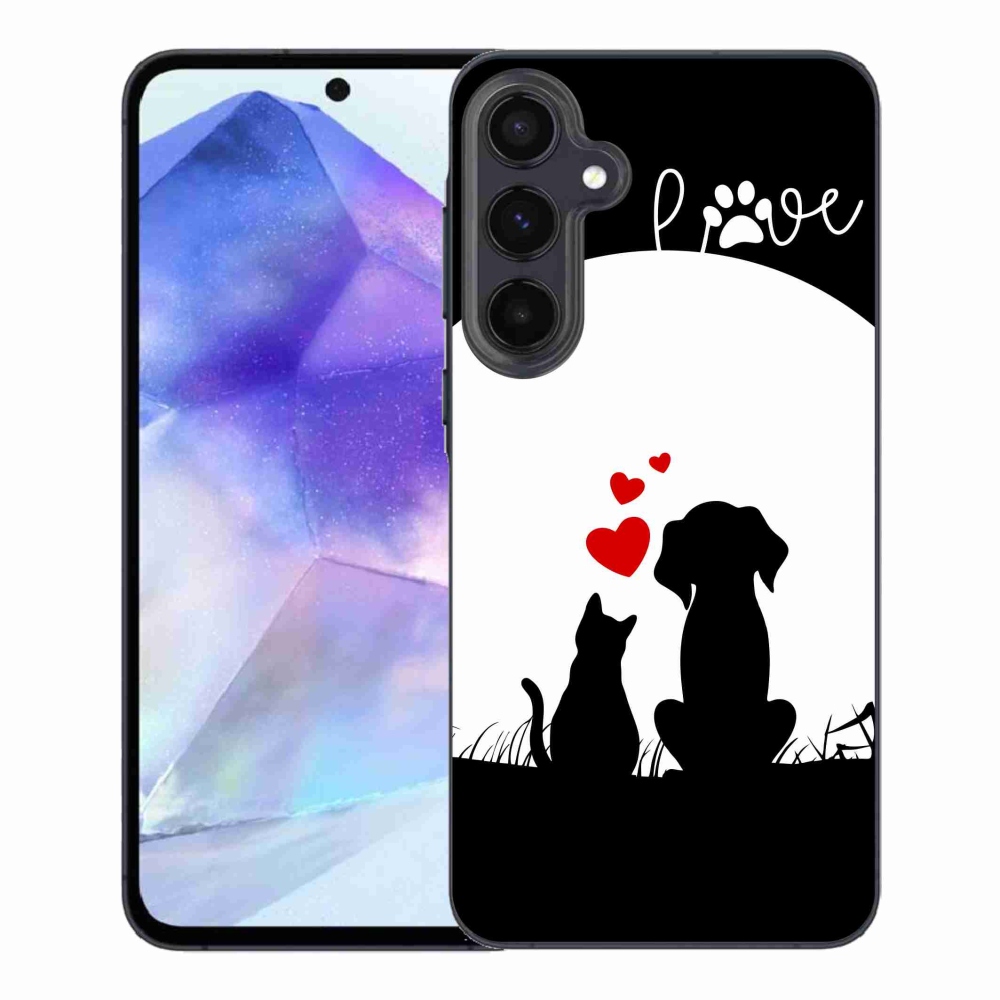 Gél tok mmCase Samsung Galaxy A55 5G - állati szeretet