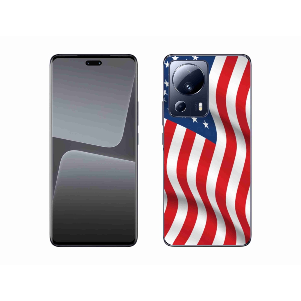 Gél borítás mmCase a Xiaomi 13 Lite számára - USA zászló