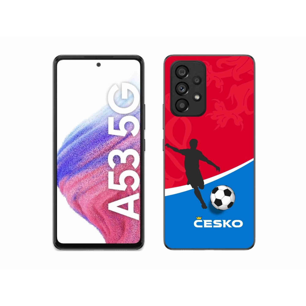 Gél védőhuzat mmCase Samsung Galaxy A53 5G - foci Csehország