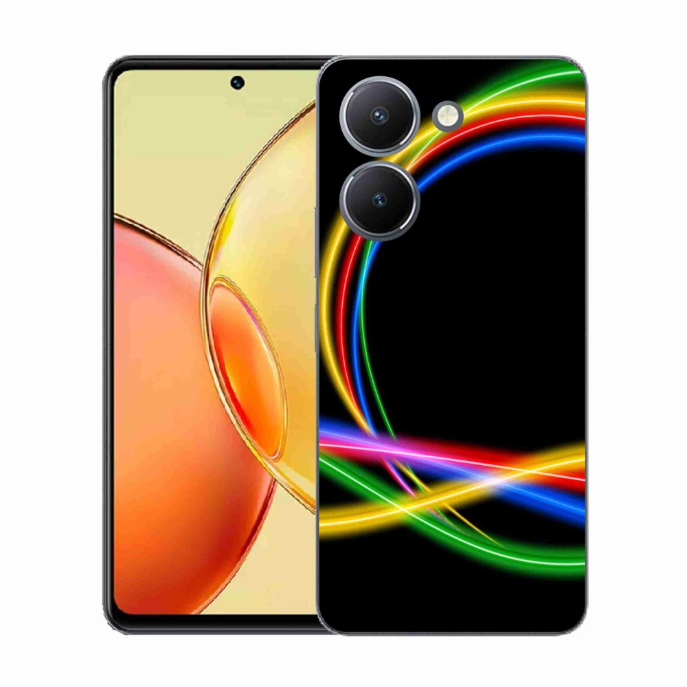Zselés borítás mmCase a Vivo Y36-hoz - neon körök