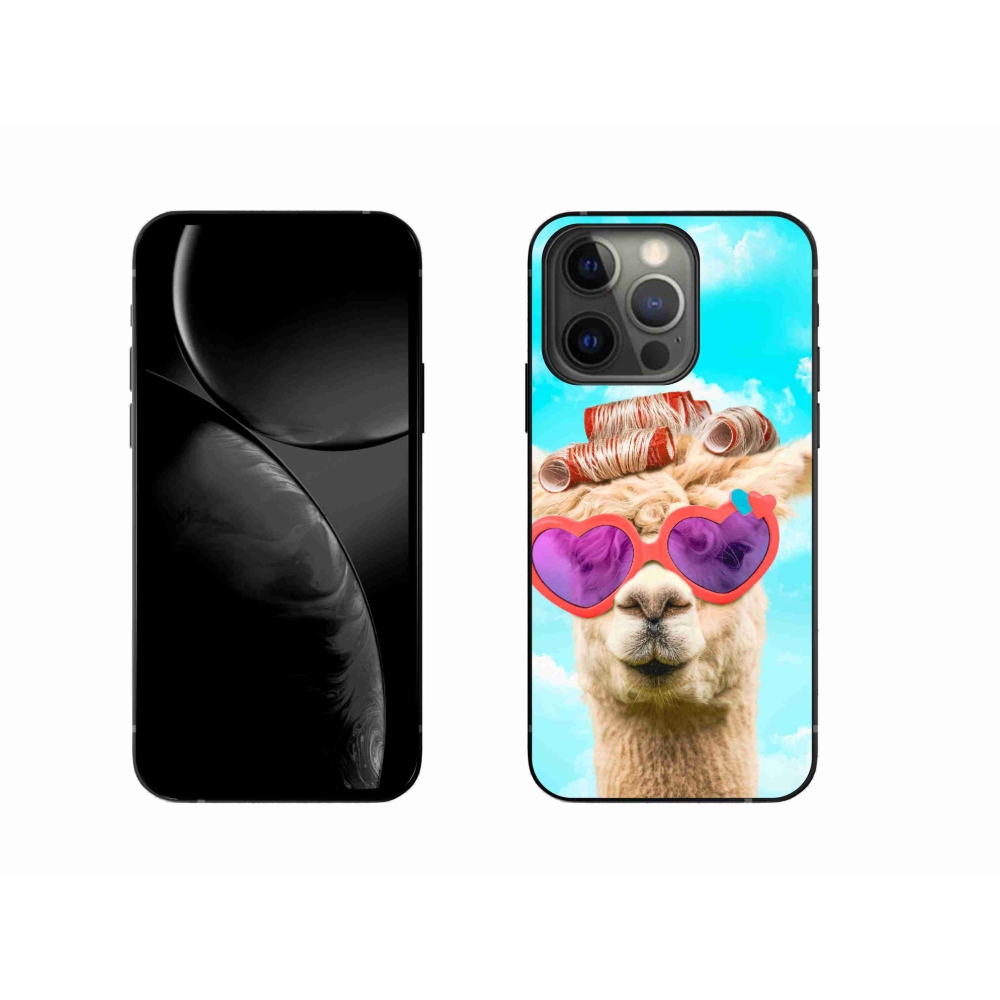 Zselés borítás mmCase iPhone 13 Pro készülékhez - szemüveges láma