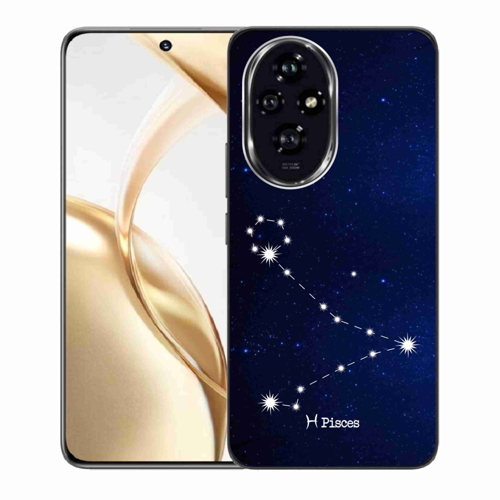 Zselés borítás mmCase a Honor 200 5G számára - csillagkép Halak