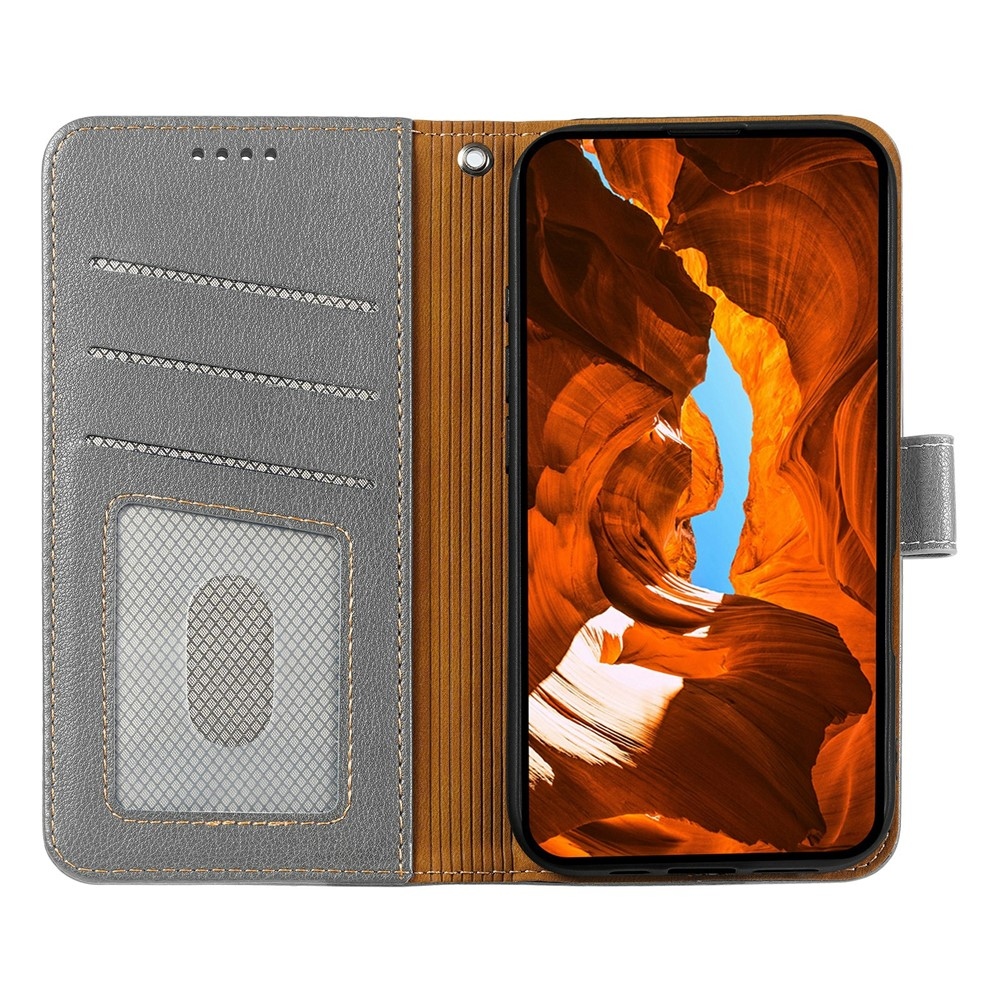 Csatos könyvtáska Xiaomi Redmi 15 5G - szürke